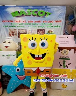 Mascot Chú bọt biển tinh nghịch SpongeBob