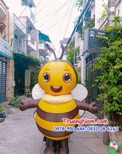 Mô hình thổi hơi con ong -  MASCOT TRƯNG BÀY 2M